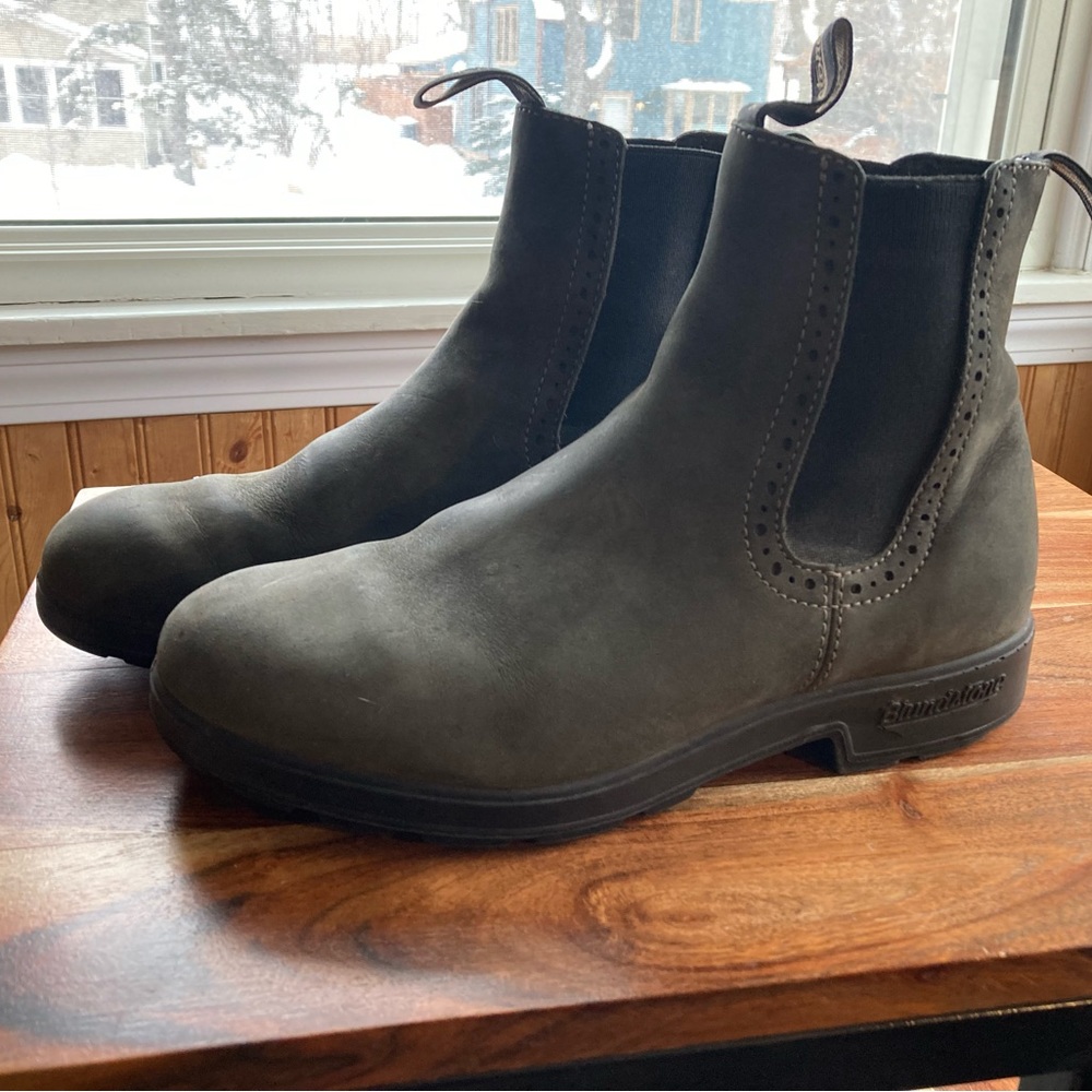 Women Blundstone High Top-Rustic Black Women US 9/AU6